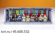 RUSSIA, SAMARA, April 05, 2024. Constructor Lego Star Wars. Редакционное фото, фотограф Андрей Аркуша / Фотобанк Лори