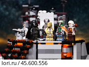 RUSSIAN, April 03, 2018. Constructor Lego Star Wars. Darth Vader and Bounty Hunters. Редакционное фото, фотограф Андрей Аркуша / Фотобанк Лори