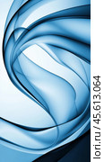 Abstract blue wave design with smooth, flowing curves and gradients, AI. Стоковое AI-изображение, AI-художник Сергей Старуш / Фотобанк Лори