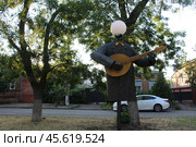 Фонари-музыканты на улице К. Маркса в Ейске, дворец культуры, парк Горького, парк Поддубного(2024год) Редакционное фото, фотограф хохрякова альбина накиповна / Фотобанк Лори