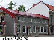 Россия, республика Карелия, город Сортавала, площадь Кирова, дом 5 (2019 год). Редакционное фото, фотограф Алексей Иванов / Фотобанк Лори