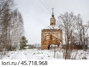 Казанская церковь, с. Хомутово, Ивановская область. Редакционное фото, фотограф Ирина Яровая / Фотобанк Лори