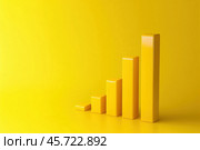 Жёлтый график на жёлтом фоне. Стоковое AI-изображение, AI-художник Александр Жуков / Фотобанк Лори