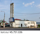 "Здание автобусной станции". Сортавала, улица Кирова, дом 1 (2019 год). Редакционное фото, фотограф Алексей Иванов / Фотобанк Лори