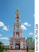 Колокольня старинного Казанского мужского монастыря, Тамбов (2023 год). Стоковое фото, фотограф Анна Карасева / Фотобанк Лори