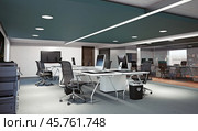 modern office interior, Стоковое фото, фотограф Виктор Застольский / Фотобанк Лори