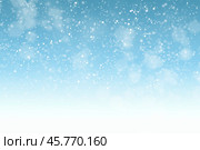 Зимний, новогодний фон, снегопад. Стоковая иллюстрация, иллюстратор Римма Тельнова / Фотобанк Лори