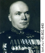 Дмитрий Данилович Лелюшенко (1901-1987), генерал-полковник, во время Великой Отечественной войны командовал 1-й и 3-й гвардейской армией, 4-й танковой армией. Советский танковый и общевойсковой военачальник. Генерал армии (1959). Дважды Герой Советского Союза (1940, 1945), герой ЧССР (1970). Кандидат военных наук (1951). Редакционное фото, фотограф Сергей Елизарьев / Фотобанк Лори