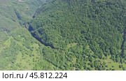 Aerial view on mountains near Como lake Italy. Стоковое видео, видеограф Михаил Коханчиков / Фотобанк Лори