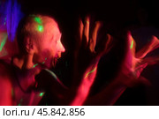 Абстрактное изображение танцующего мужчины. Редакционное фото, фотограф Дмитрий Неумоин / Фотобанк Лори