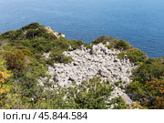 Каменный обвал (2024 год). Стоковое фото, фотограф Валерий Гаврилюк / Фотобанк Лори