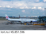 B-18360 China Airlines Airbus A330-300 Guangzhou Baiyun (CAN / ZGGG) Редакционное фото, фотограф Андрей Иванов / Фотобанк Лори