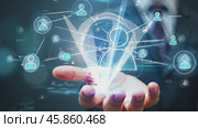 Explore Digital Networking With Innovative Connections and Visual Elements Demonstrating Modern Interactions in a Professional Environment. Стоковое AI-видео, аниматор Sergey Grishin / Фотобанк Лори