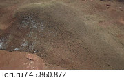 Aerial top view of Atlas Mountains in Morocco (2018 год). Стоковое видео, видеограф Михаил Коханчиков / Фотобанк Лори