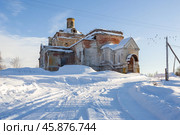 Никольская церковь на Дору, село Палкино, Костромская область. Редакционное фото, фотограф Ирина Яровая / Фотобанк Лори