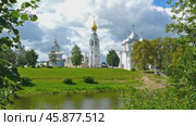 View of Vologda city center. Стоковое видео, видеограф Михаил Коханчиков / Фотобанк Лори
