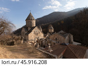 Armenian monastery of Haghartsin of the 11th-13th century in the Tavush Province of Armenia. Стоковое фото, фотограф Evgenia Shevardina / Фотобанк Лори