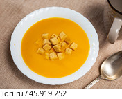 Sopa de picadillo is traditional Spanish dish from Andalusia. Стоковое фото, фотограф Яков Филимонов / Фотобанк Лори