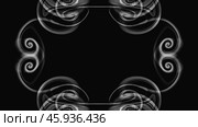 Background with abstract monograms. Стоковая иллюстрация, иллюстратор Татьяна Лобанова / Фотобанк Лори
