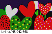 Colorful 8 bit Pop Art Valentine's Day Greeting with Digital Pixelated Heart. Стоковое AI-видео, аниматор Александра Конопля / Фотобанк Лори