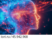 Абстрактное изображение искусственного интеллекта, нейросети. Стоковое AI-изображение, AI-художник Римма Тельнова / Фотобанк Лори