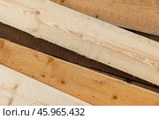 New boards of pine wood, background photography. Стоковое фото, фотограф EugeneSergeev / Фотобанк Лори