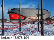 Город Омск, хоккейный стадион G-Drive Арена. Редакционное фото, фотограф Виктор Топорков / Фотобанк Лори