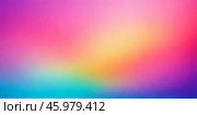 Vector abstract bright turbid blurred smooth gradient background. Violet orange pink cyan flowing textured soft rainbow wallpaper. Dense heavy grid, color mesh. Стоковая иллюстрация, иллюстратор GAlexS / Фотобанк Лори