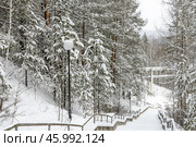 Лестница на завод, Трёхгорный. Стоковое фото, фотограф Михаил Кругов / Фотобанк Лори