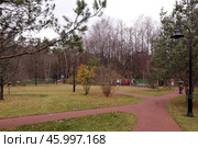 Город Москва. Дачный посёлок Переделкино. Сквер имени Бориса Пастернака (2023 год). Редакционное фото, фотограф EgleKa / Фотобанк Лори