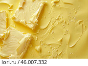 White chocolate pieces melting on a layer of melted chocolate creating a sweet texture. Стоковое AI-изображение, AI-художник Иван Рябоконь / Фотобанк Лори