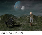 Где-то далеко. Стоковая иллюстрация, иллюстратор Евгений Кириченко / Фотобанк Лори