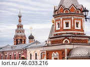 Russia, Yaroslavl city. Alexander Nevsky Chapel, Andropova Street, Golden Ring. Стоковое фото, фотограф Photojuli / Фотобанк Лори