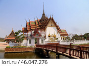 Ancient city Muang Boran in Samut Prakan ,Thailand. Древний город, Муанг Боран- музей под открытым небом, Бангкок, Таиланд (2024 год). Редакционное фото, фотограф Римма Тельнова / Фотобанк Лори