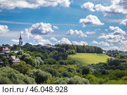 Вид на левообережье Калуги (2020 год). Стоковое фото, фотограф Василий Мальцев / Фотобанк Лори