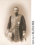 Витте Сергей Юльевич (1849-1915) - граф, министр финансов (1892-1903), председатель Комитета министров (1903-1906), председатель Комитета министров (1903-1906), член Государственного Совета Российской империи (с 1903).1903 год. Стоковое фото, фотограф Сергей Елизарьев / Фотобанк Лори