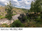 Порог Ревун на реке Исеть, Каменский городской округ, Свердловская область (2024 год). Стоковое фото, фотограф Pukhov K / Фотобанк Лори