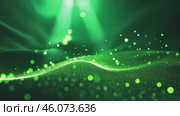 Green background with a lot of sparkles. Стоковое AI-видео, аниматор Sergey Grishin / Фотобанк Лори