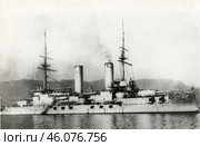 Эскадренный броненосец "Слава", Россия 1908. Стоковое фото, фотограф Retro / Фотобанк Лори