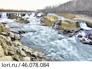 Водопады, белореченский разлом, Краснодарский край. Стоковое фото, фотограф Оглоблин Андрей Николаевич / Фотобанк Лори