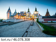 Picturesque view of Izmailovsky Kremlin in Moscow. Russia (2010 год). Стоковое фото, фотограф Константин Лабунский / Фотобанк Лори