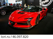 Ferrari SF90 Stradale. Редакционное фото, фотограф Art Konovalov / Фотобанк Лори