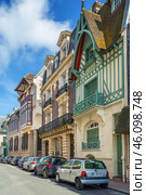 Street in Trouville-sur-Mer, France (2016 год). Стоковое фото, фотограф Boris Breytman / Фотобанк Лори