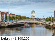 Liffey river, Dublin, Ireland (2018 год). Стоковое фото, фотограф Boris Breytman / Фотобанк Лори