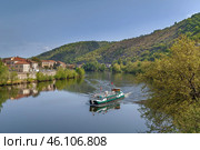 Lot river in Cahors, France (2018 год). Стоковое фото, фотограф Boris Breytman / Фотобанк Лори