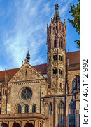 Freiburg Minster, Freiburg im Breisgau, Germany (2016 год). Стоковое фото, фотограф Boris Breytman / Фотобанк Лори