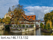 View of Esslingen am Neckar, Germany (2016 год). Стоковое фото, фотограф Boris Breytman / Фотобанк Лори