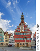 Old Town Hall, Esslingen am Neckar, Germany (2016 год). Стоковое фото, фотограф Boris Breytman / Фотобанк Лори