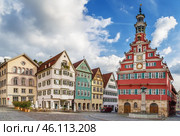 square in Esslingen am Neckar, Germany (2016 год). Стоковое фото, фотограф Boris Breytman / Фотобанк Лори
