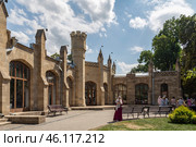 Нарзанная галерея. Курортный парк Кисловодска. Россия. Narzan Gallery in Kislovodsk. (2023 год) Редакционное фото, фотограф Юлия Кутыгина / Фотобанк Лори